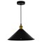 Cwi Lighting Brave 1 Light Black Mini Pendant 9605P14-1-101-B - alternate 1